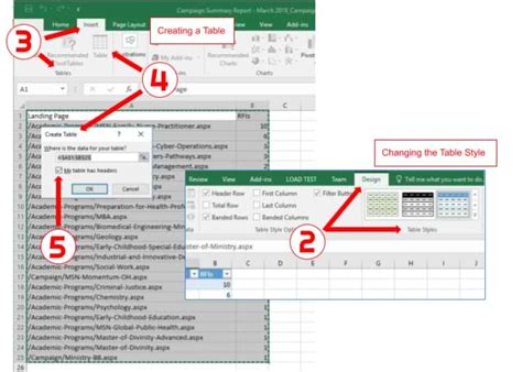 How To Put Excel Data Into A Table