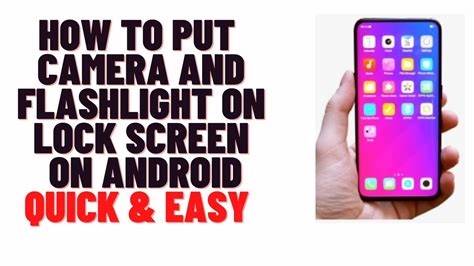 how to put flashlight back on lock screen
