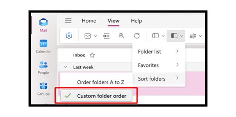 How To Put Folders In Order On Outlook