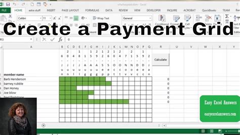 How To Put Grid In Excel