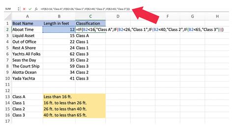 how to put if else condition in excel