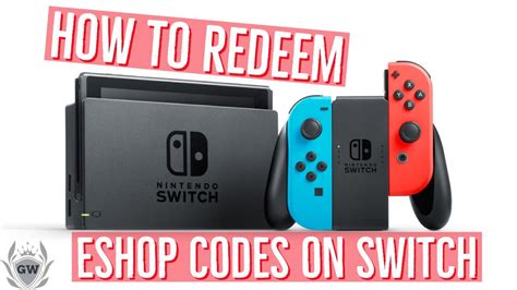 how to put in a code for nintendo switch