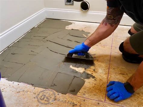 How To Put In Floor Tile