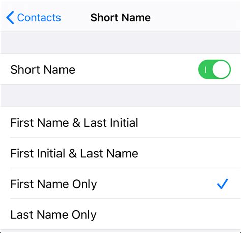 how to put iphone contacts in alphabetical order by first name