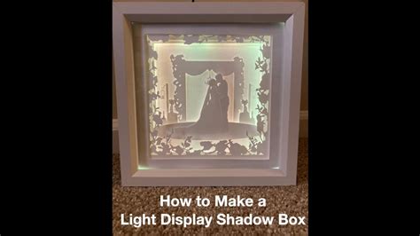 How To Put Light In Shadow Box