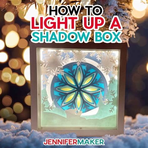How To Put Lights In Shadow Box