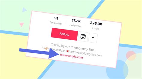 how to put link in bio on tiktok