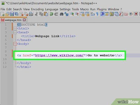 how to put link under image in html
