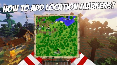 how to put markers on a map in minecraft java