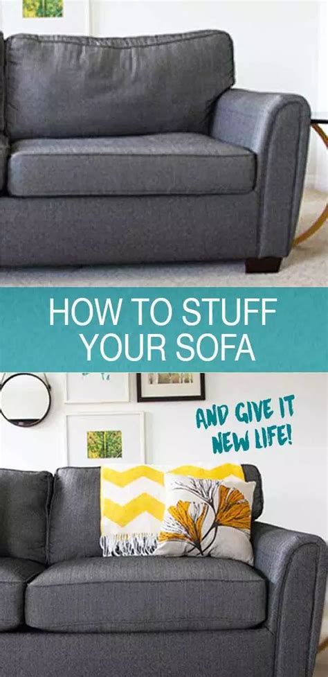 How To Put More Stuffing In Couch