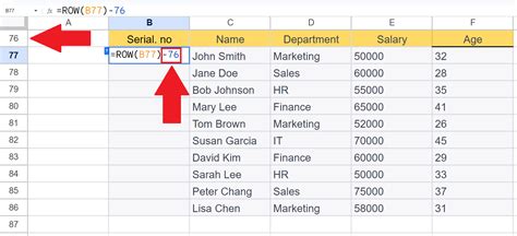 how to put numbers in order google sheets