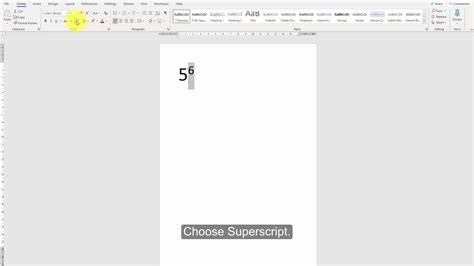 how to put numbers to the power in docs