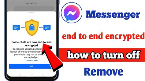 how to put off end to end encryption in messenger