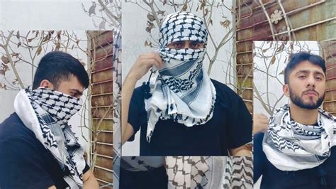 how to put on a keffiyeh