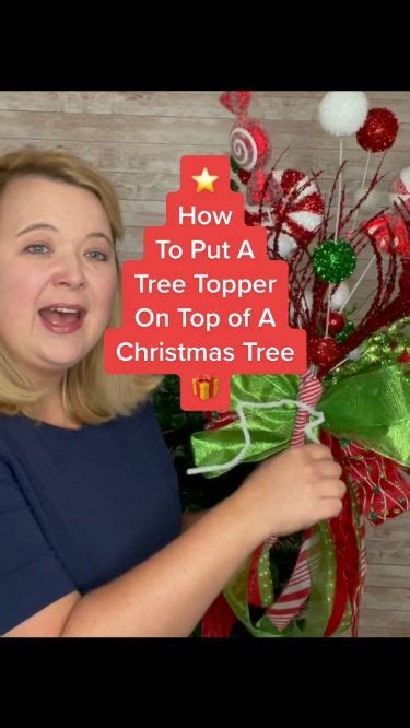How To Put On A Tree Topper