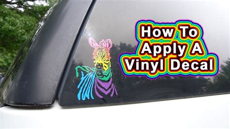 How To Put On A Window Decal