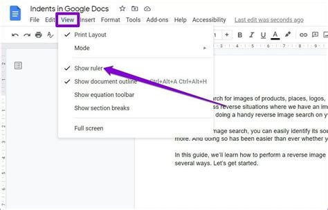how to put paragraph in google docs