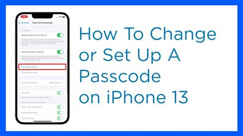 how to put passcode on apps iphone 13