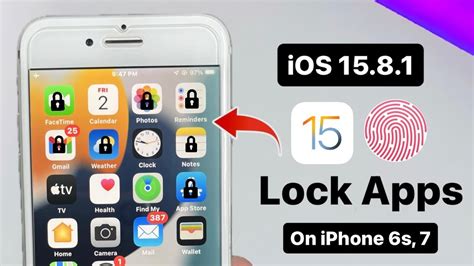 How To Put Passcode On Apps Iphone 6S