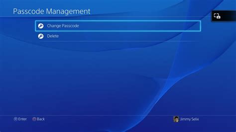 how to put passcode on ps4 profile