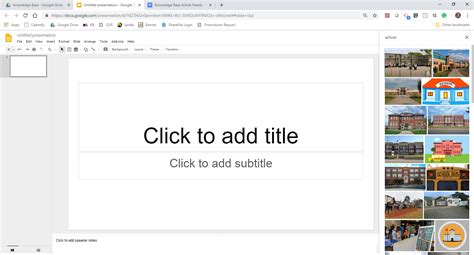 how to put photos in google slides