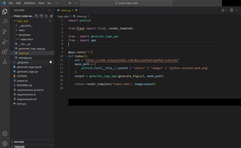 how to put python in visual studio code