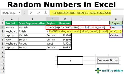 how to put random decimal numbers in excel