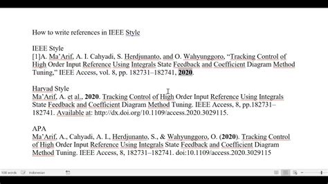 how to put references in ieee format