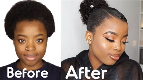 The How To Put Short 4C Hair In A Ponytail For Short Hair