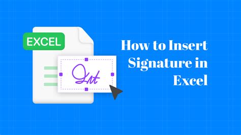 how to put signature in excel wps