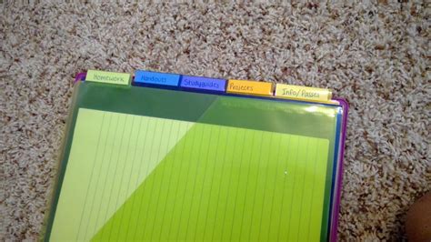 How To Put Tabs In A Binder