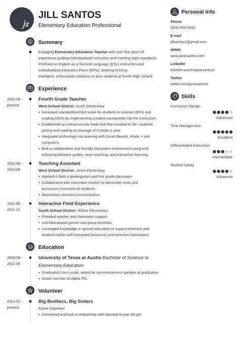how to put teaching skills on a resume