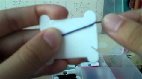 How To Put Thread On A Floss Bobbin