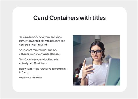 How To Put Two Containers Next To Each Other Carrd