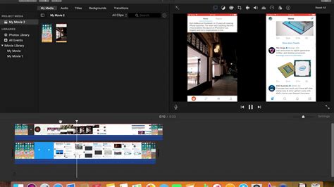 how to put two videos side by side in imovie on iphone