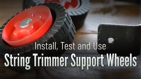 How To Put Wheels On A String Trimmer