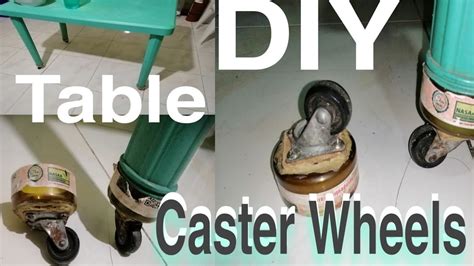 How To Put Wheels On A Table