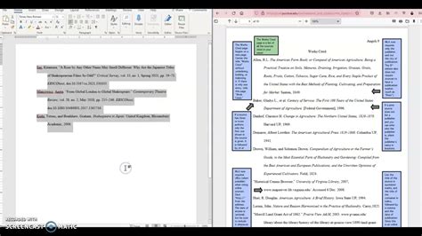 how to put works cited in mla format on word