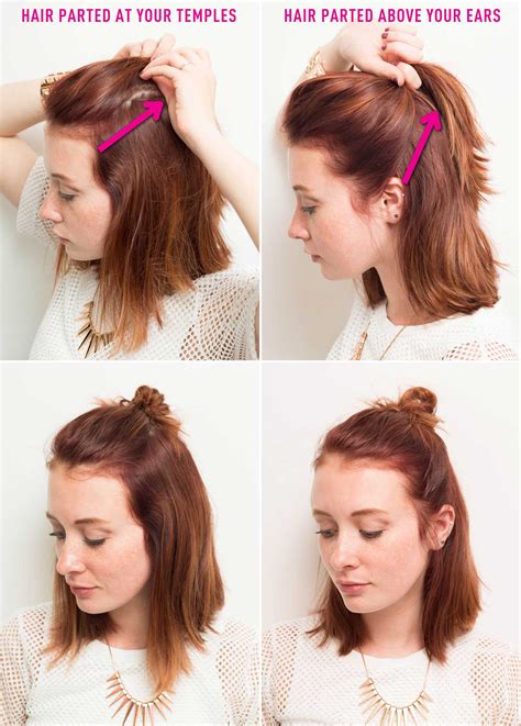 The How To Put Your Hair Half Way Up For Short Hair