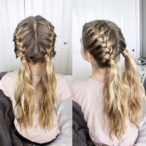 This How To Put Your Hair In Two Braids For Bridesmaids