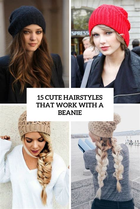 Perfect How To Put Your Hair Up In A Beanie With Simple Style