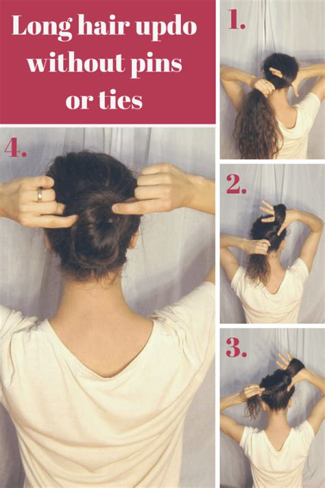 The How To Put Your Hair Up Without A Hair Tie For Short Hair