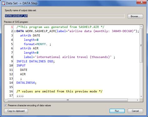 How To Query A Sas Dataset