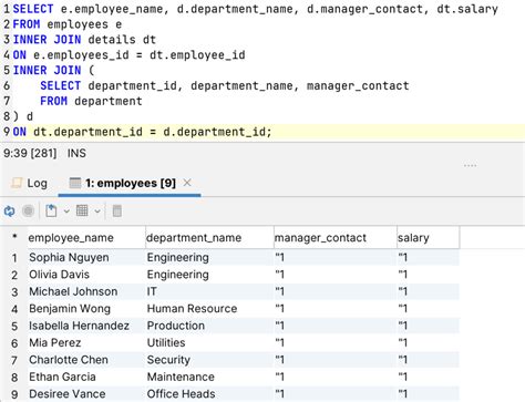 how to query multiple tables in sql