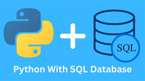 how to query sql database in python