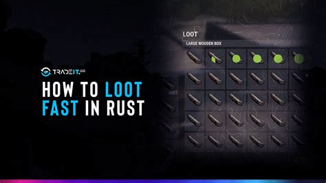 how to quick move items in rust