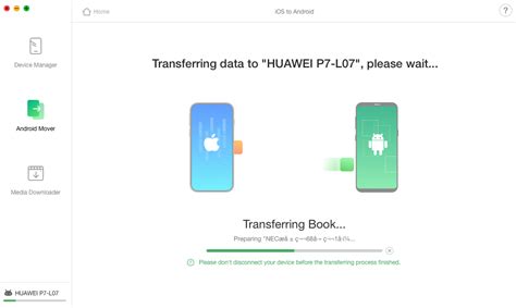 how to quickly transfer files from iphone to android
