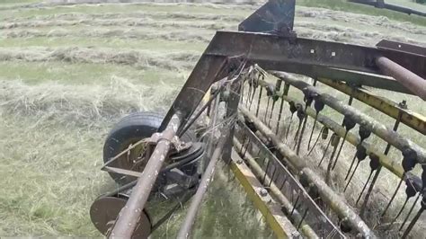 How To Rake Hay With A Side Rake