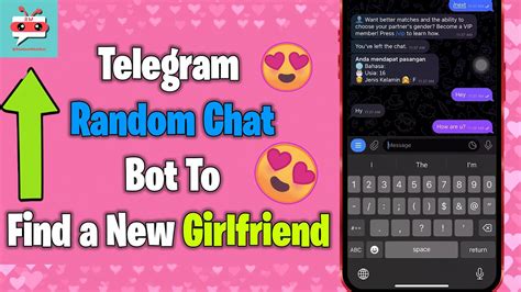 how to random chat in telegram