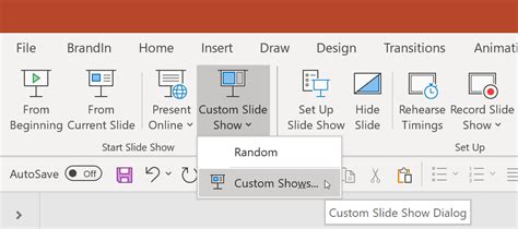 how to randomly sort slides in powerpoint